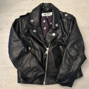 Zara Kids - Pleather Black Jacket